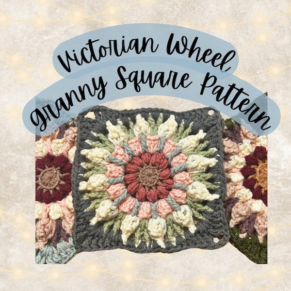 Victorian Wheel Granny Square Pattern