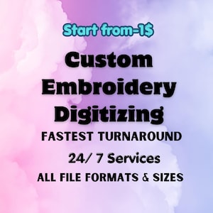 logo digitizing , image to digitized file , custom embroidery file, embroidery digitizing service