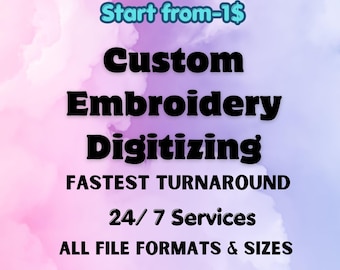 Service de numérisation de broderie personnalisée, conversion d'image de logo en fichier (téléchargement numérique)
