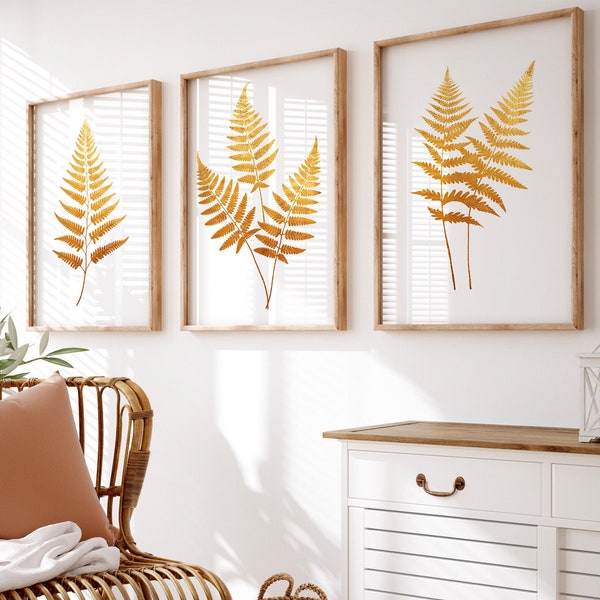 Printable Wall Art Fern Etsy UK