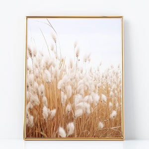 Dry Pampas Grass Neutral Wall Art