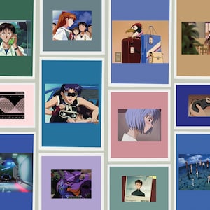 75 PCS Digital Wall Art Collage Kit - Anime Pintables - Digital Download