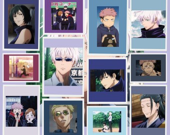 May include: A collage of images featuring anime characters with different hairstyles and expressions. Some characters are wearing sunglasses, while others are wearing hats. The images are arranged in a grid pattern.
