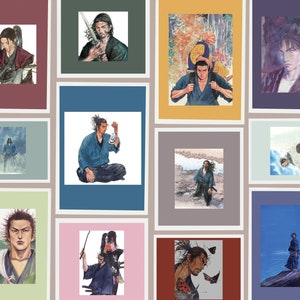 35 Stück Digitale Wand Kunst Collage Kit - Anime Pintables - Digitaler Download