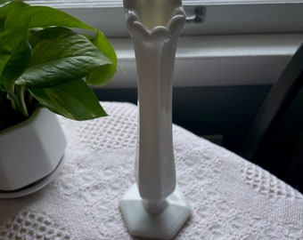 Westmoreland Bud Vase - Vintage Milk Glass - Swung Vase
