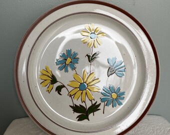 Vintage International China Rustone #SY-6974 COSMOS 12.5" Stoneware Serving Plate