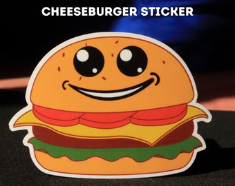 Cheeseburger  Vinyl Sticker