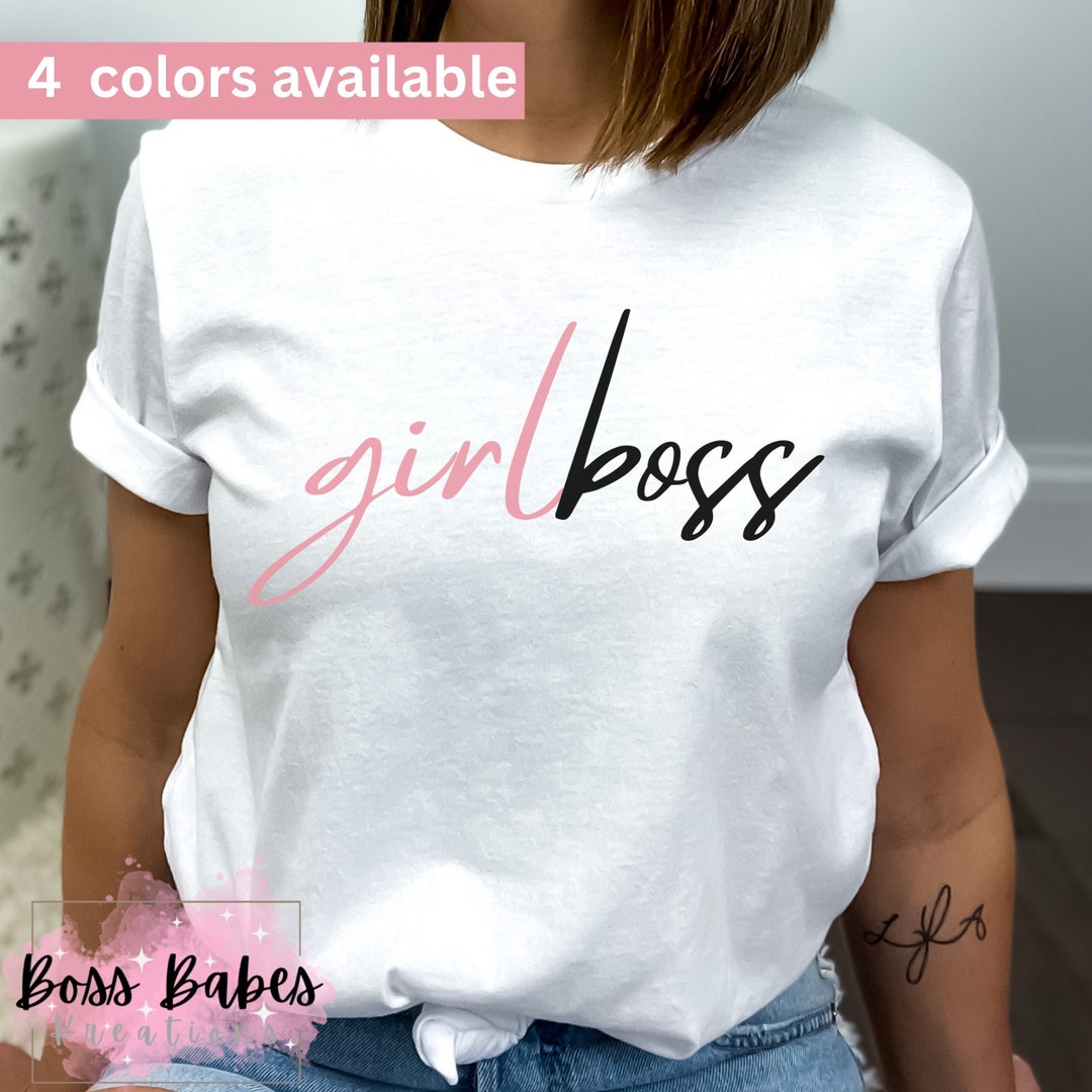 Girl Boss Tshirt Entrepreneur Shirt Girl Boss Tee Female Etsy