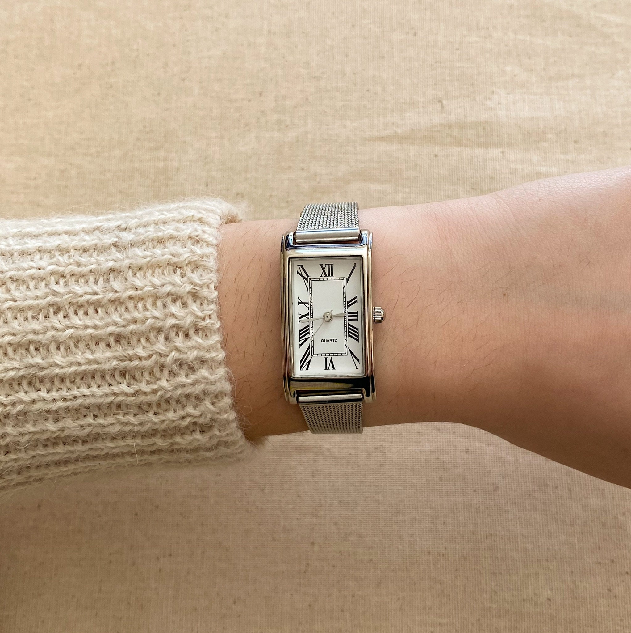 Rectangular hotsell automatic watch