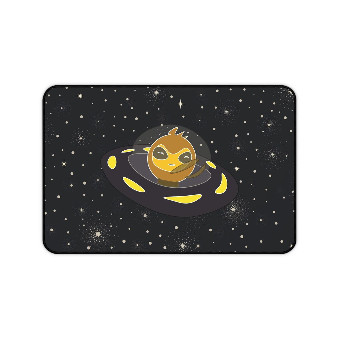 Space Sloth Desk Mat | Cute Neoprene Mousepad - Etsy