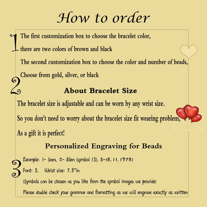 Personalized Mens Bracelet for Dad, Custom Kids Name Bead Bracelet