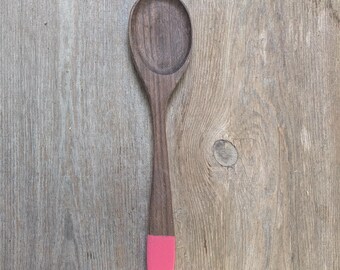 Hand-Crafted Walnut Spoon, Fireware Collection Utensil