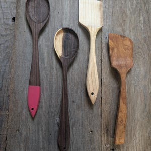 Hand-Crafted Cherry Spatula: Fireware Collection Utensil