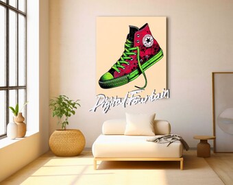 Crafting Fun: Converse Sneaker SVG for Sporty DIY Projects