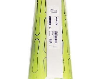 IKEA Kajuta Cone Metal Lamp Shade 12" Chartreuse Lime Green MCM Retro Hungary 1999 New