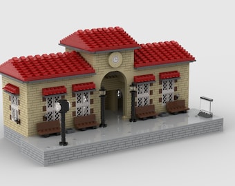 Building instruction Train station.