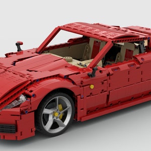 Building instruction for Ferrari 599