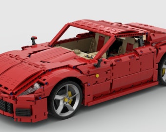 Building instruction for Ferrari 599