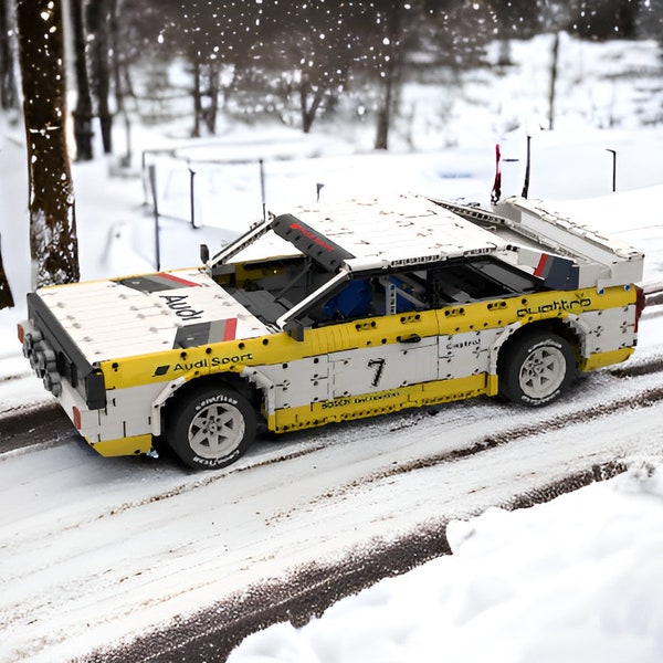 Bauanleitung AUDI Quattro 1:8