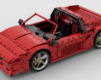 Building instruction for Ferrari 348