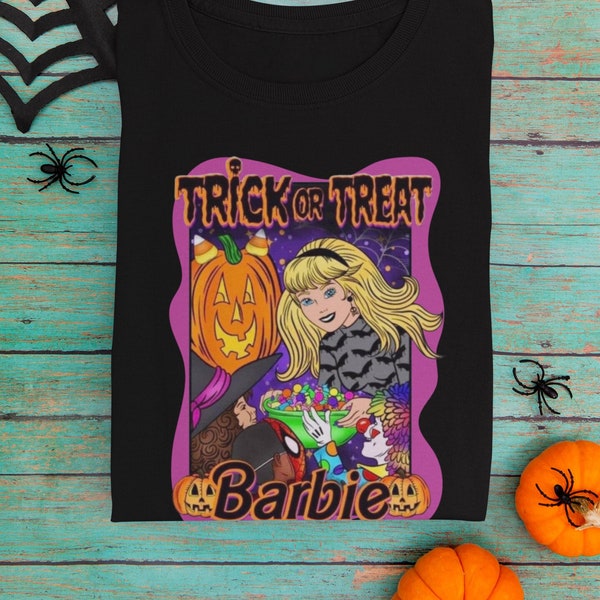 Halloween Shirt,Horror Doll Shirt,Hallween Gift,Doll Baby Girl,Halloween Barbi Tshirt,Vintage Barbi Shirt,Barbi Gifts for Her,Barbi Shirt
