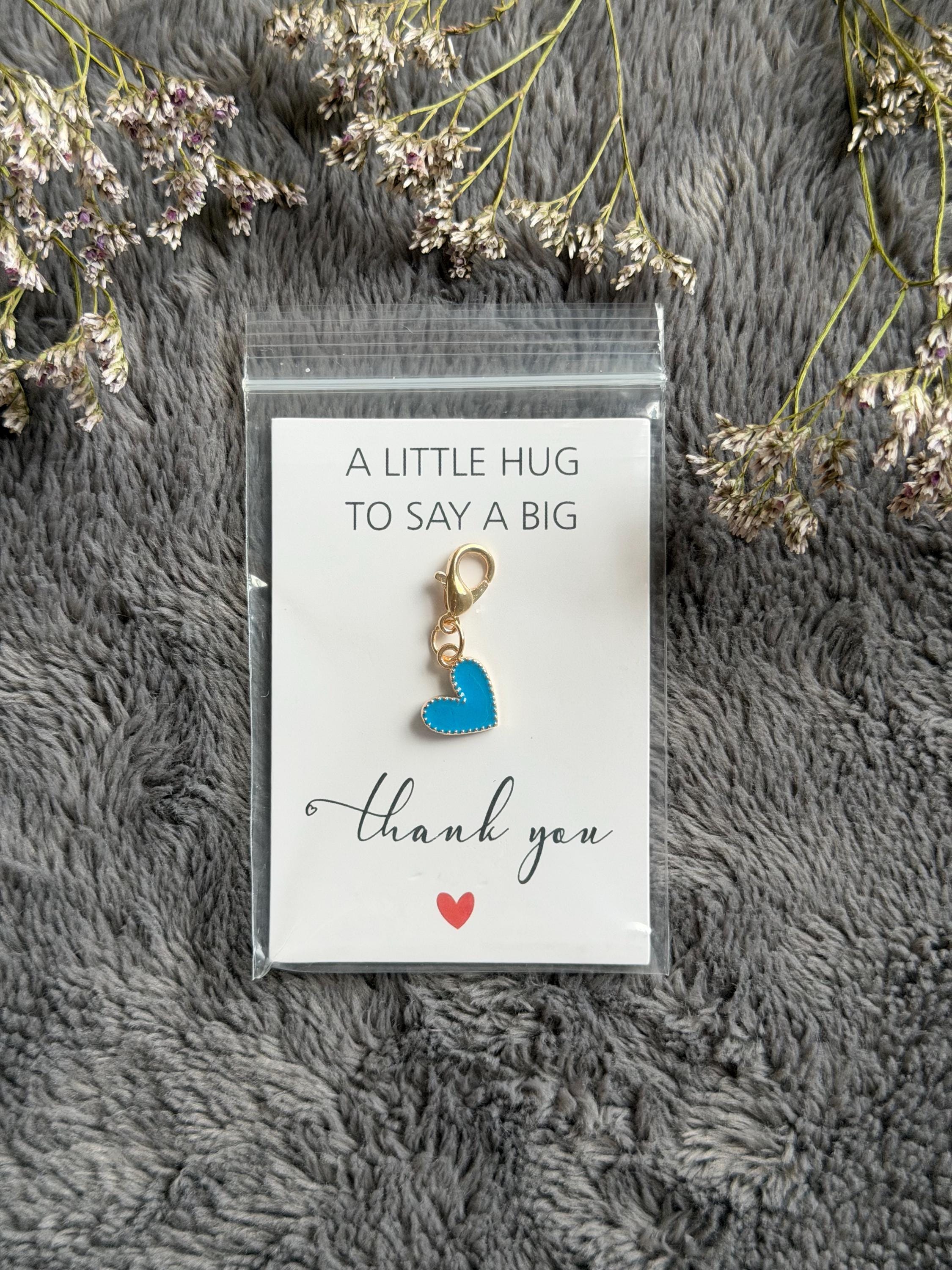 Heart Pocket Hug Keychain Charm, Gift Idea for Family Friends Co ...