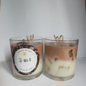 Aesthetic LATTE INSPIRED CANDLE- Soy and gel wax by Spark Candle Studio Philippines