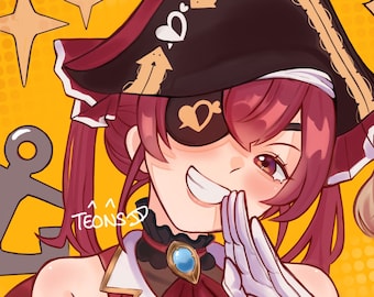 Hololive Houshou Marine Vtuber Print