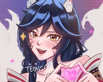 League Of Legends Ahri Print