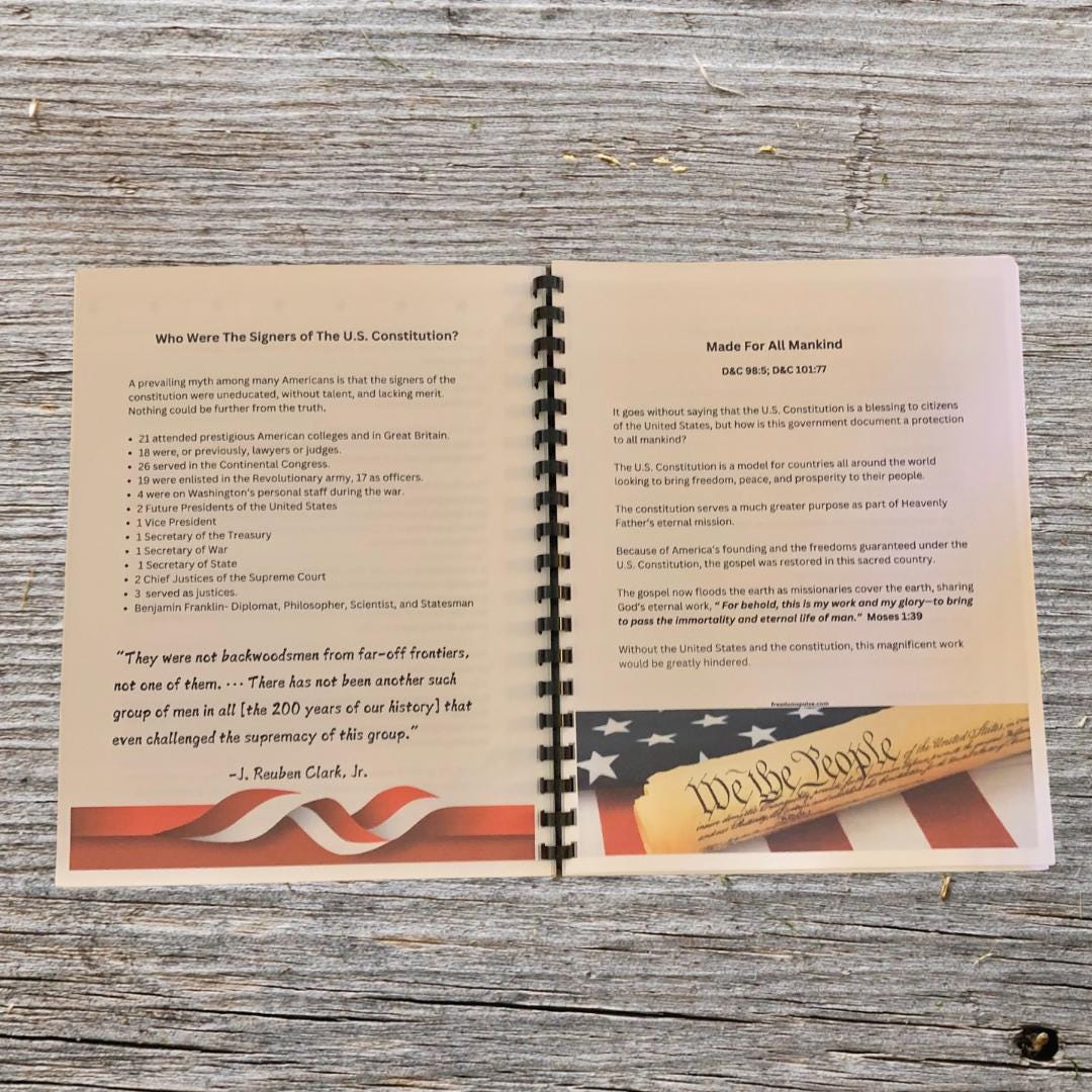 The U.S. Constitution-a Sacred Document Study Guide - Etsy