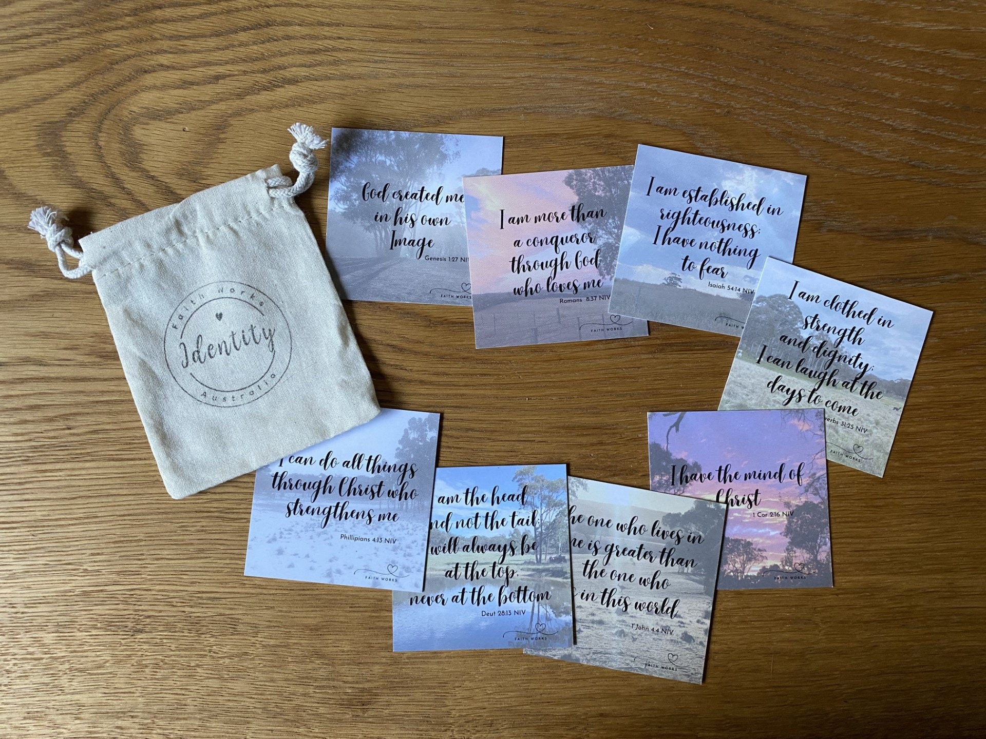 Identity Pocket Prayer Cards Pouch - Etsy