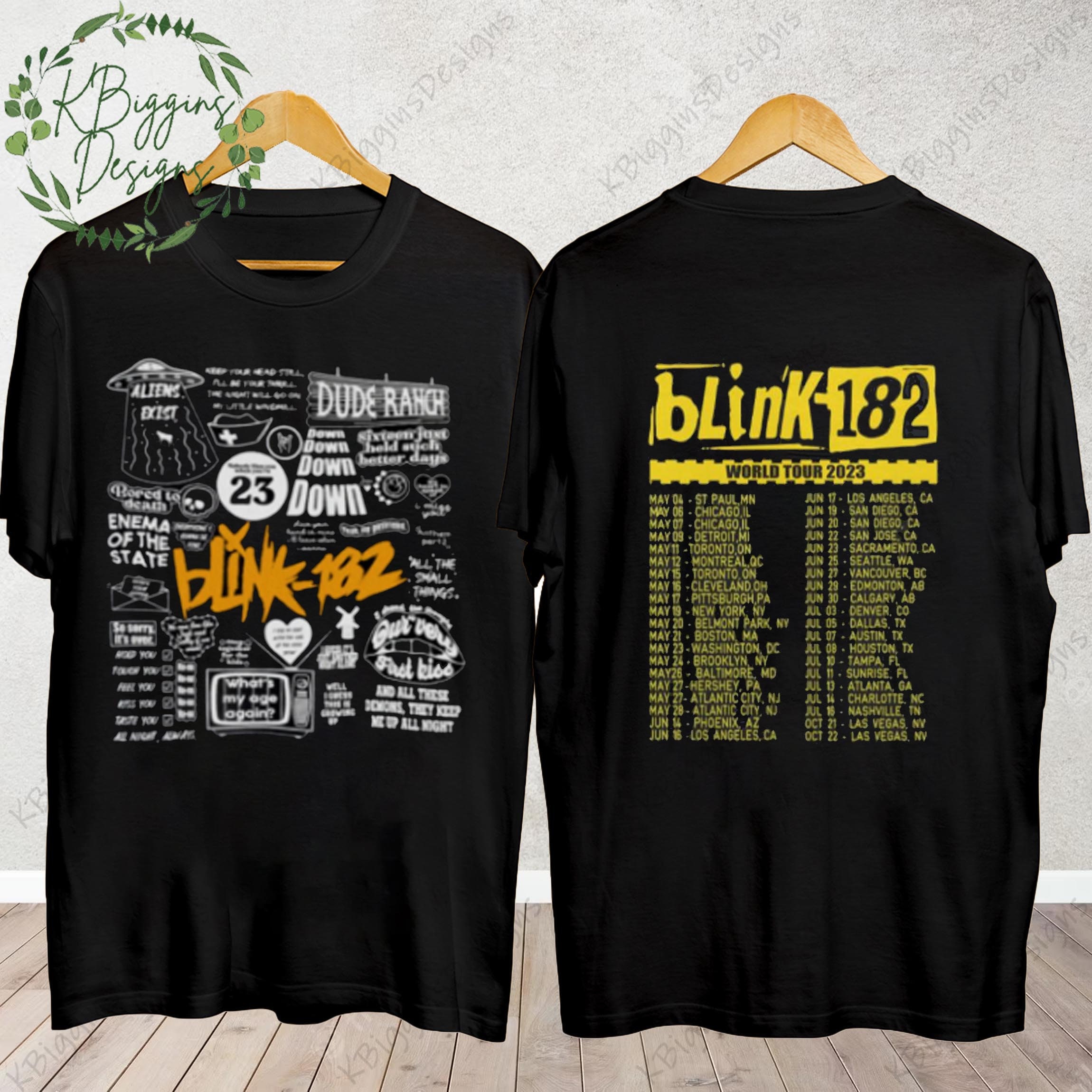 Vintage Blink-182 Arrow Smiley Unisex T-shirt - Teeruto