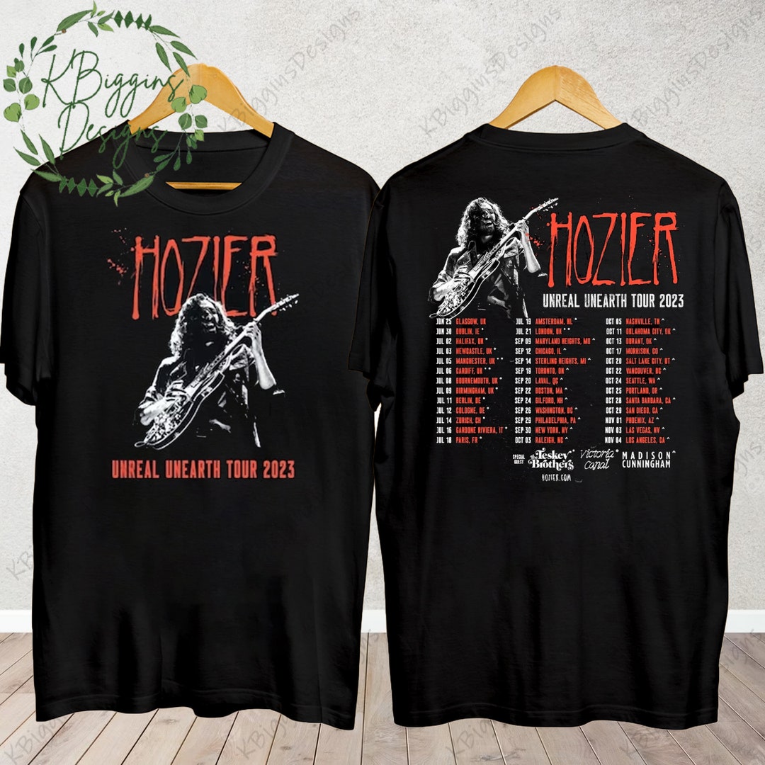 Hozier 2023 Unreal Unearth World Tour Shirt Hozier Graphic - Etsy