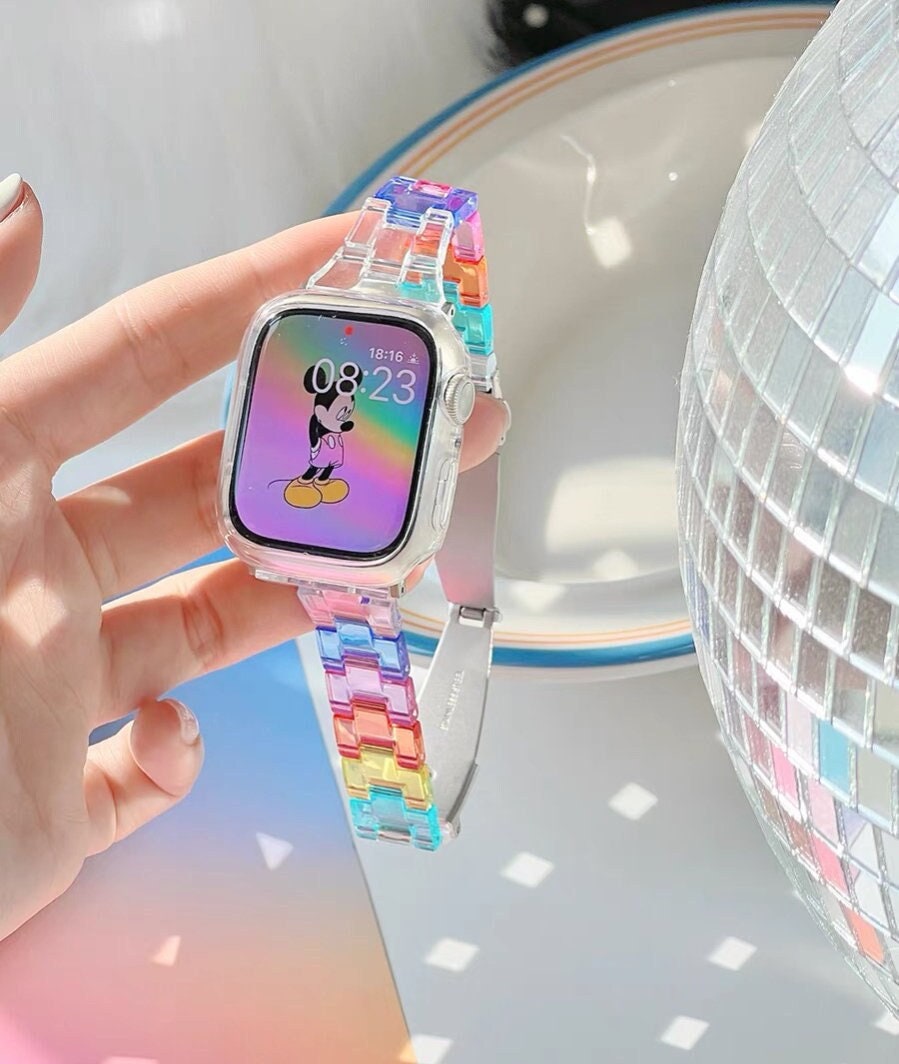 Iridescent apple watch band new arrivals