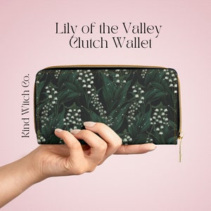 Lily of the Valley Clutch Wallet | Gifts and Accessories for Her