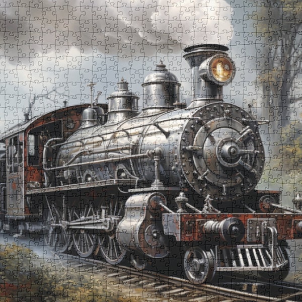 Puzzle del treno a vapore vintage (110, 252, 500, 1014 pezzi)