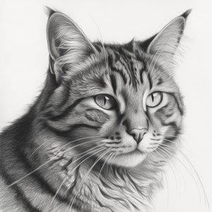 Cat pencil sketches