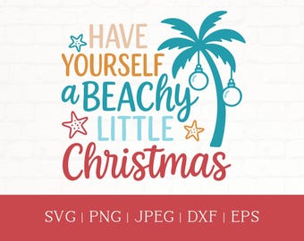 SVG de palmera navideña, PNG de Navidad playera, juego de palabras navideño, archivo de corte para Cricut (descarga digital)