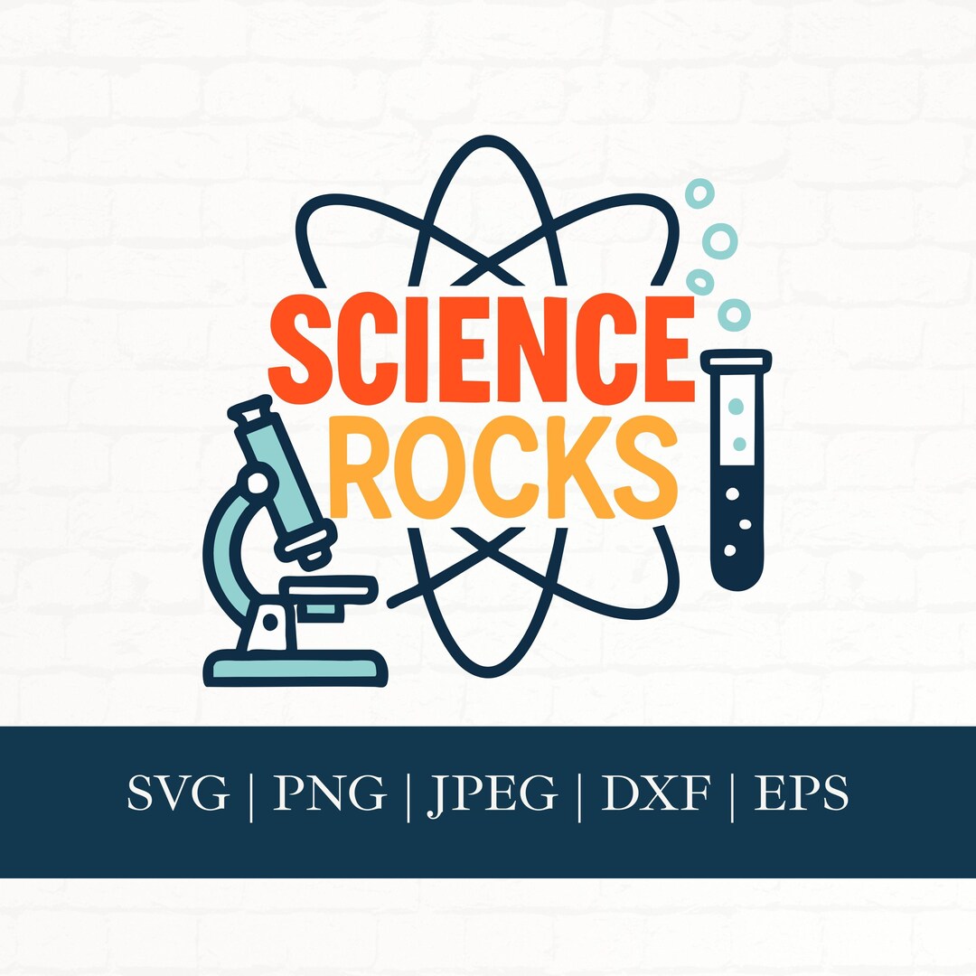 Beacker Dxf Science Rocks SVG, STEM Teacher Shirt Design, Science Fair School SVG ...