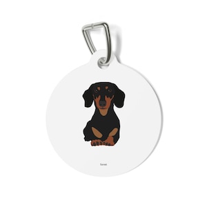 Customisable Dachshund Dog Tag