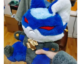 Ultraman Fan Series, Ultraman Tregear Plush Cat Doll, 30cm Sitting Doll