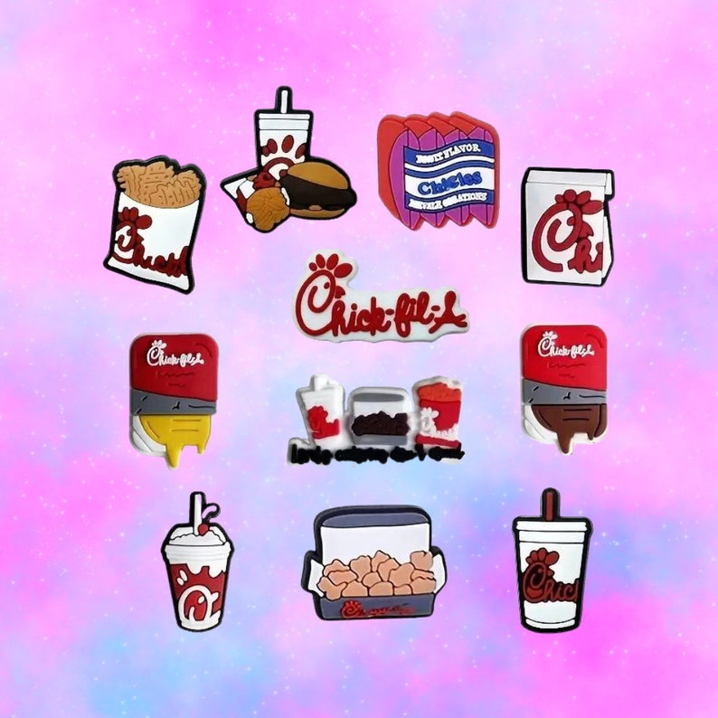 Fast Food Croc Jibbitz Chicken Nugget Charm French Fry Etsy