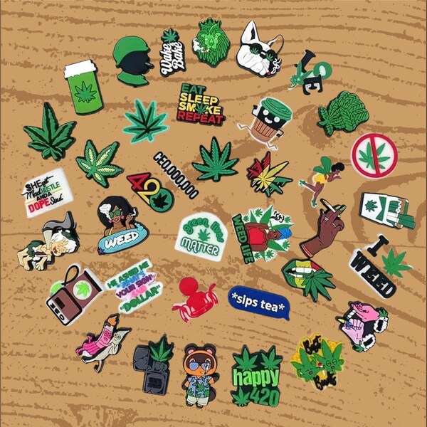 Cannabis Jibbitz Etsy
