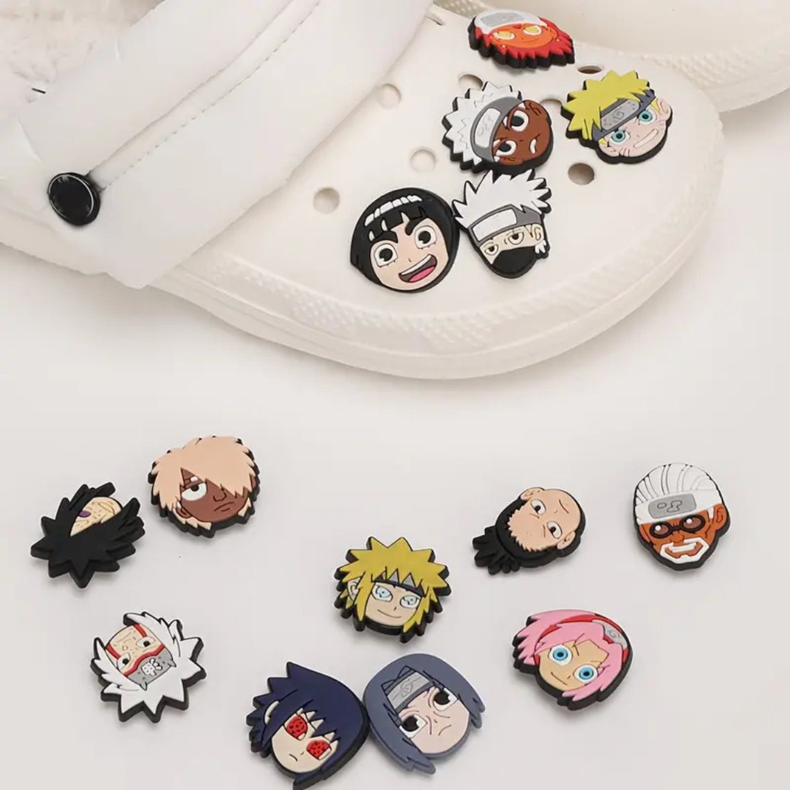 Anime Ninja Croc Jibbitz Fun Character Shoe Charms for Fans Shoe