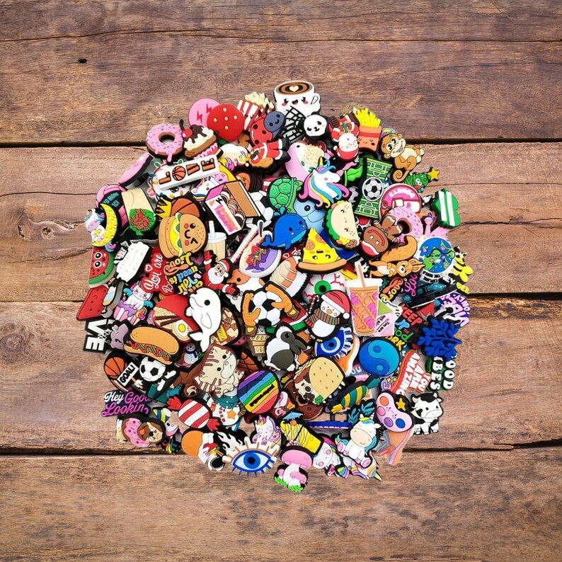 Random Assortment Jibbitz Bulk Variety Pack Explore the Unexpected