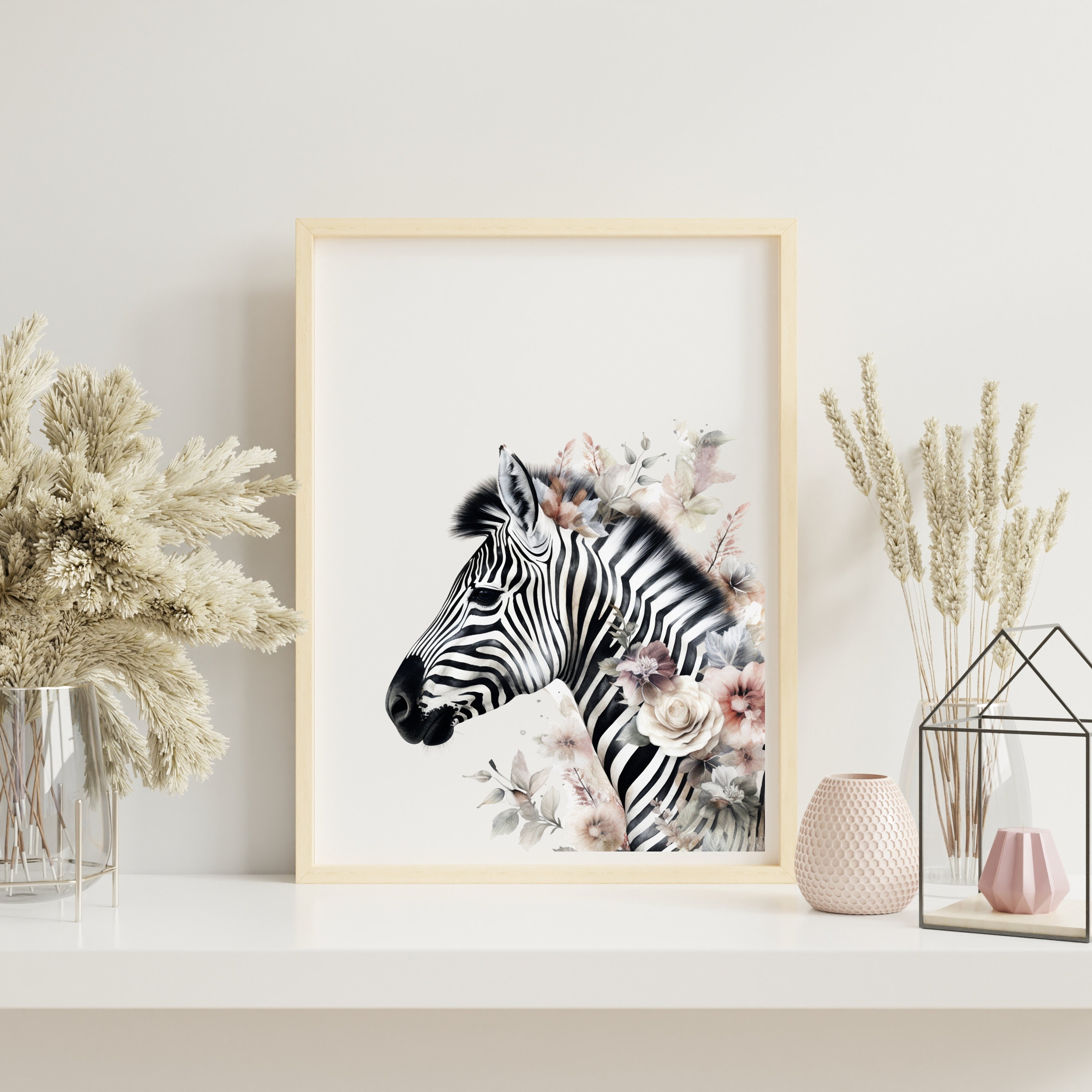 Zebra Floral SVG PNG Clip Art Motivational Svg Cut File for Cricut ...