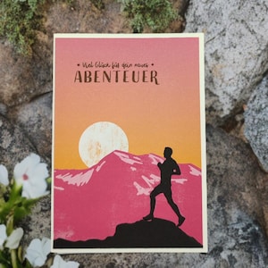 Karte auf ins neue Abenteuer