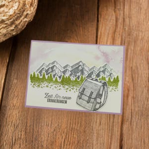 Karte Zeit für neue Erinnerungen - Berge - Wandern