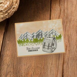Karte Zeit für neue Erinnerungen - Berge - Wandern