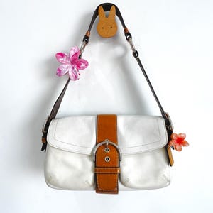 Vintage COACH skórzana torba na ramię Soho
